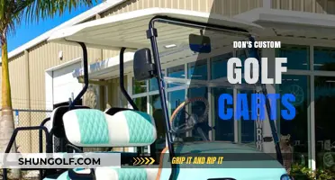 Elevate Your Game: Don's Custom Golf Carts Redefine Style & Performance