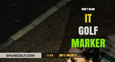 Golf Marker Hack: Don't Blow It!