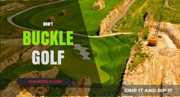 Golfing: Don't Buckle Under Pressure