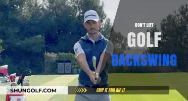 Golf Backswing: Lifting Leads to Losing