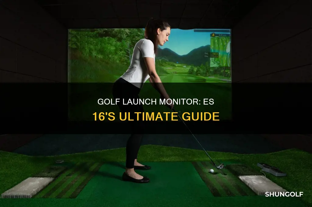 es 16 golf launch monitor