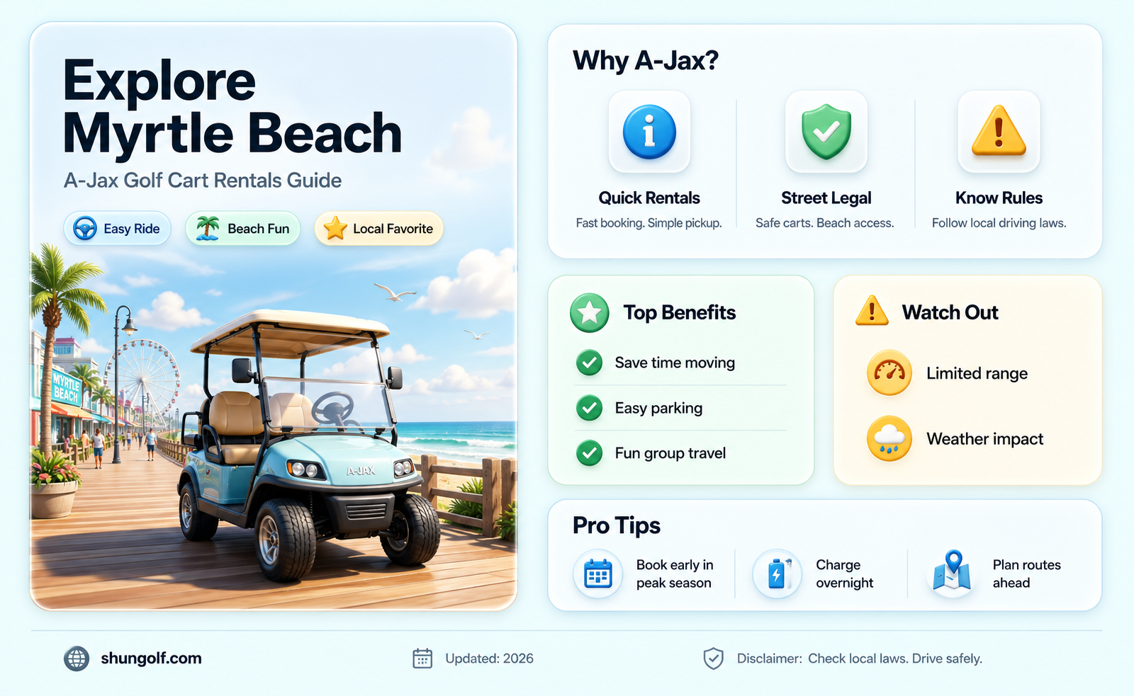 a-jax golf cart rentals myrtle beach sc