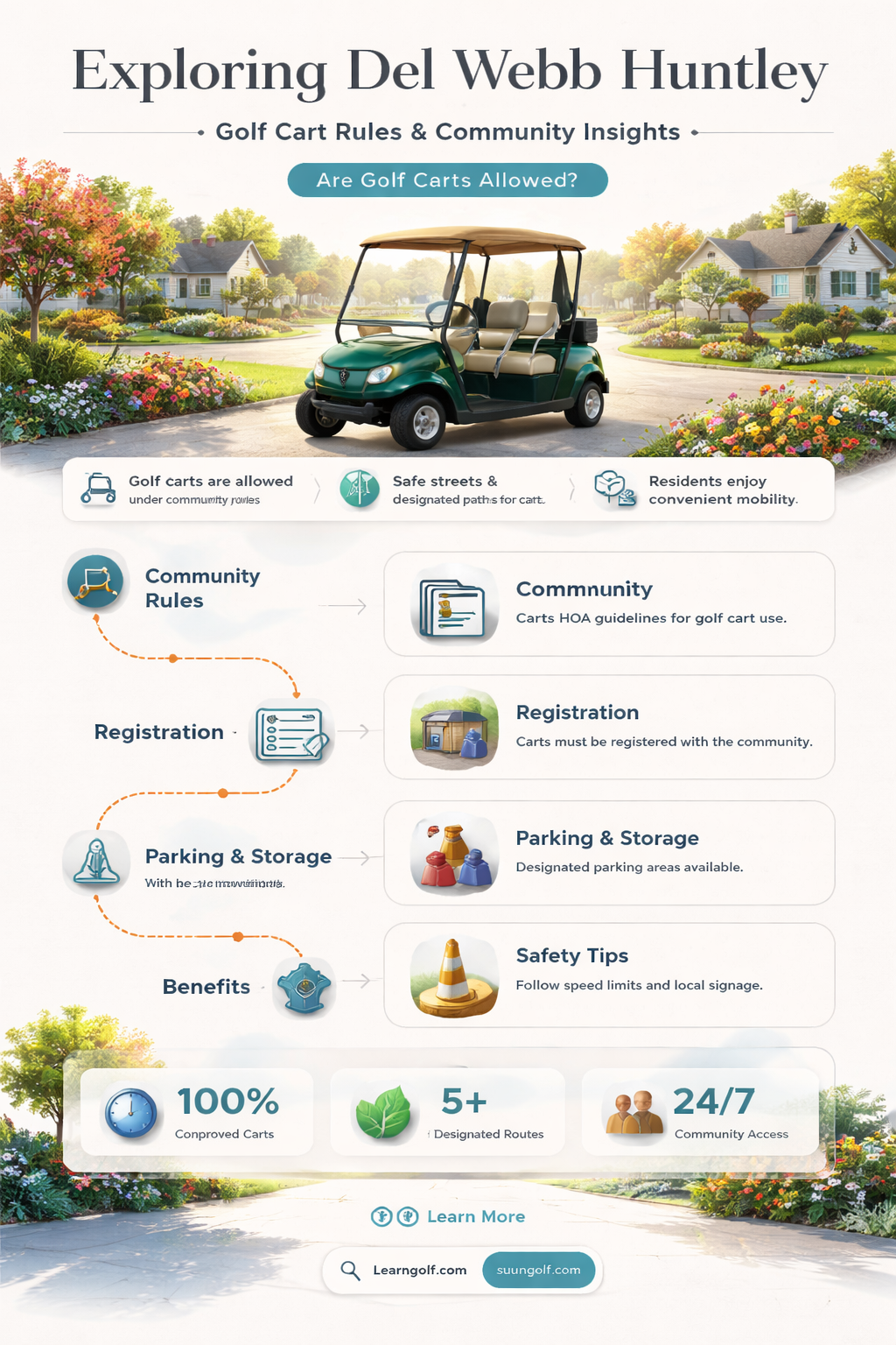 are golf carts on delweb huntley