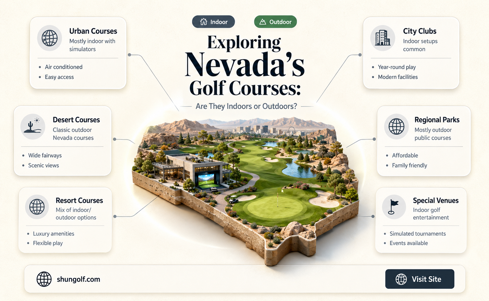are golf courses in nevada indoors