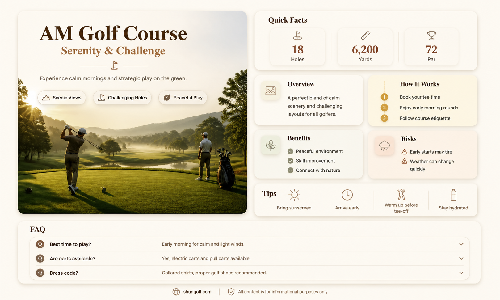 am golf course