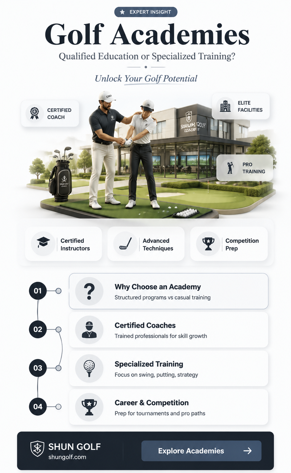 are golf academies a qualified education institution
