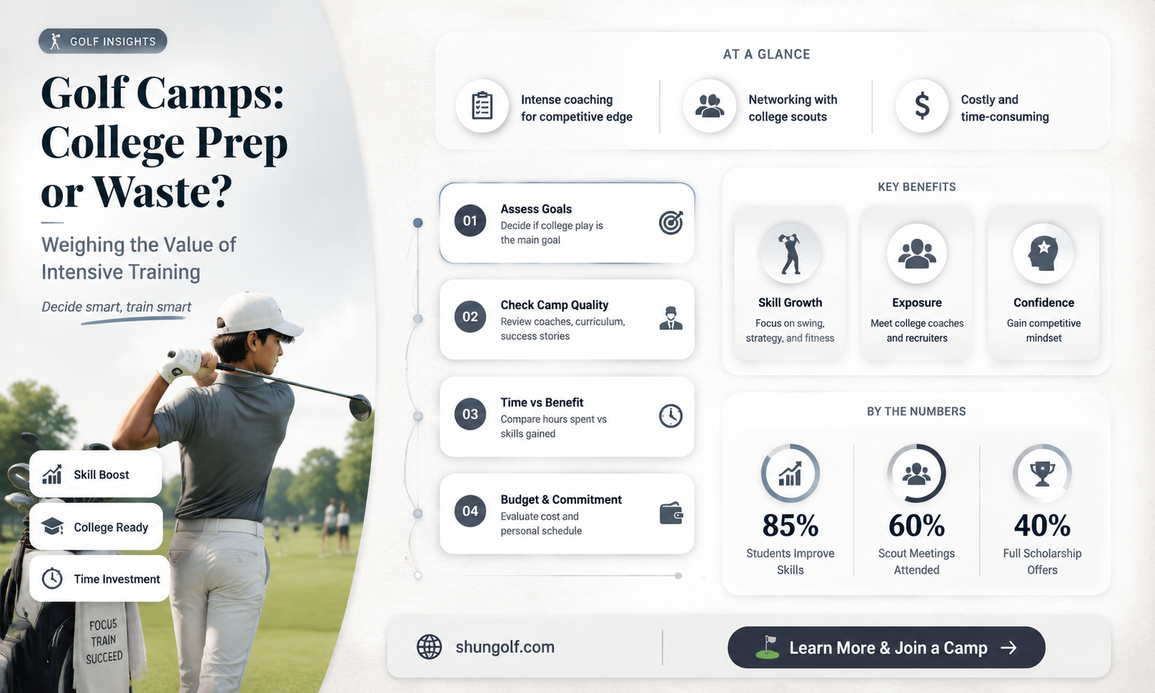 are college golf camps worth it