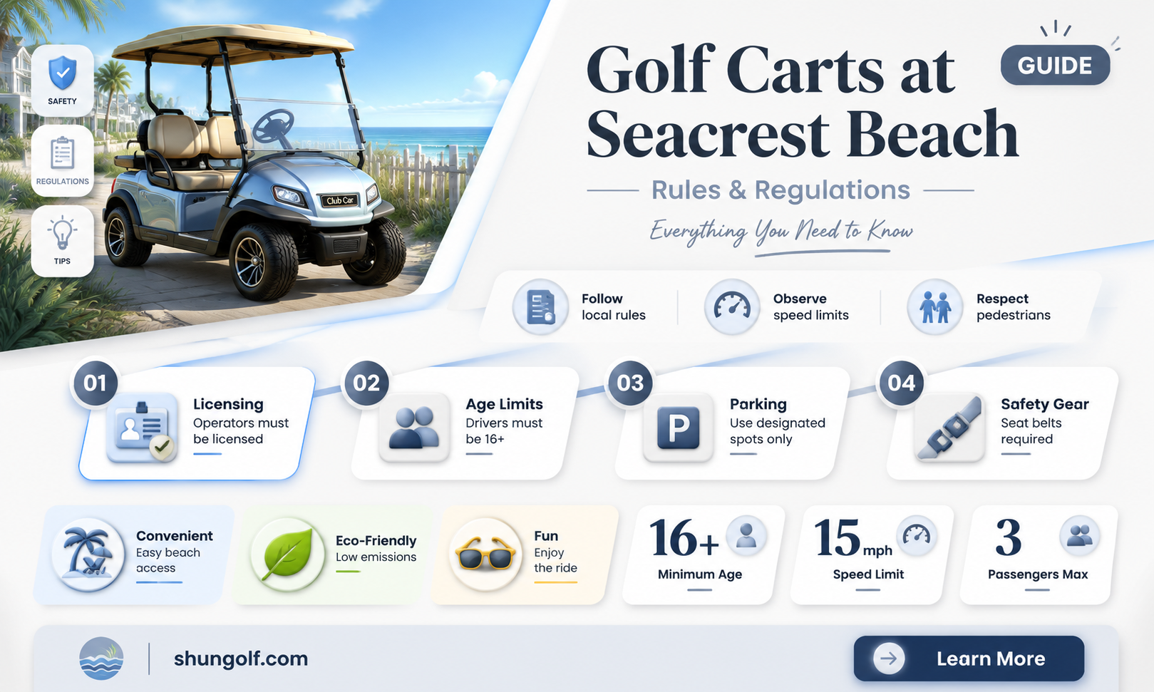 are golf carts allowed in seacrest beach