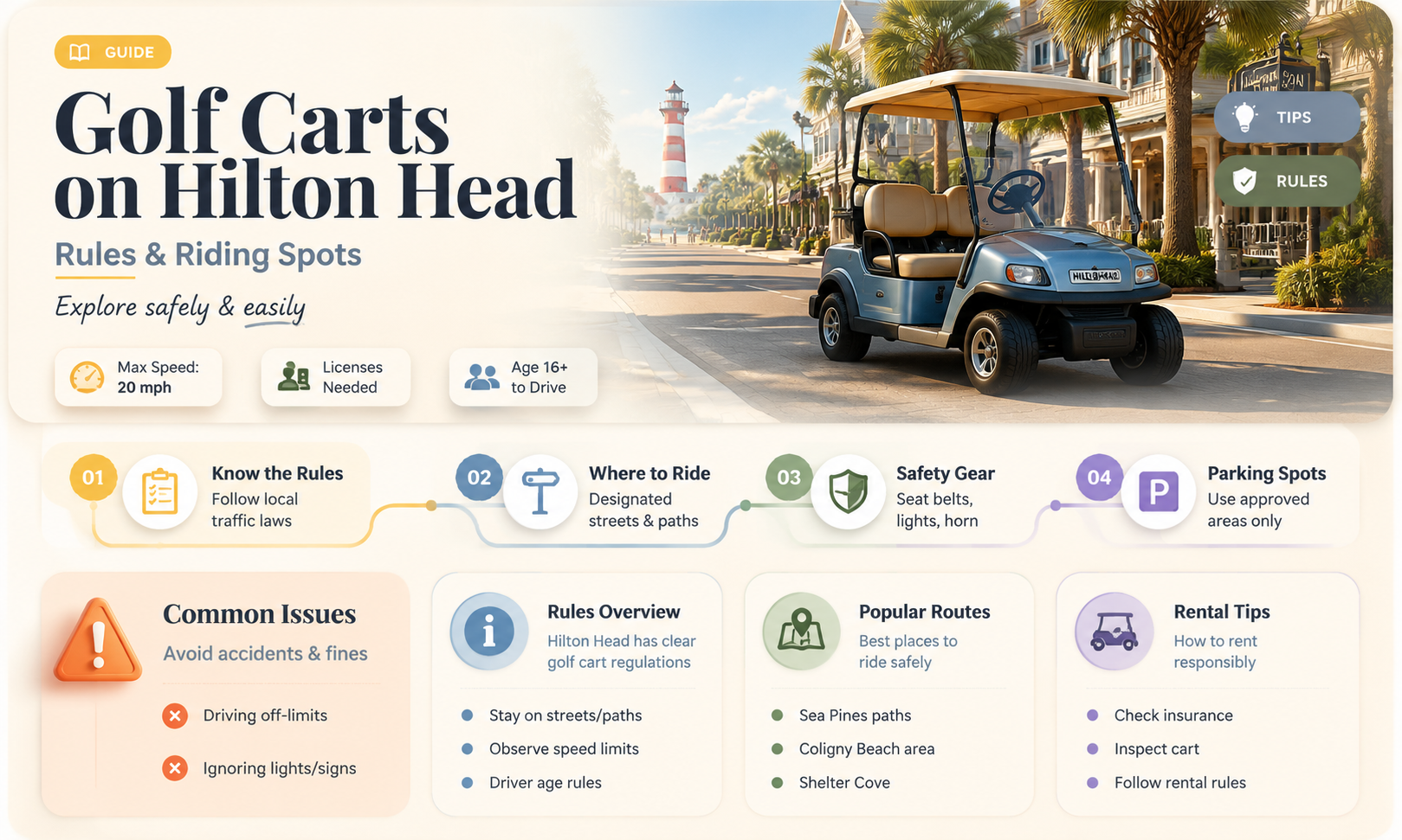 are golf carts allowed on hilton head island