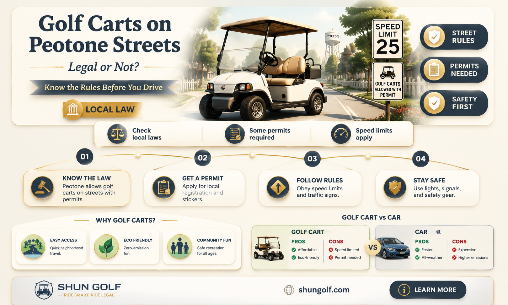 are golf carts allowed on the street peotone il