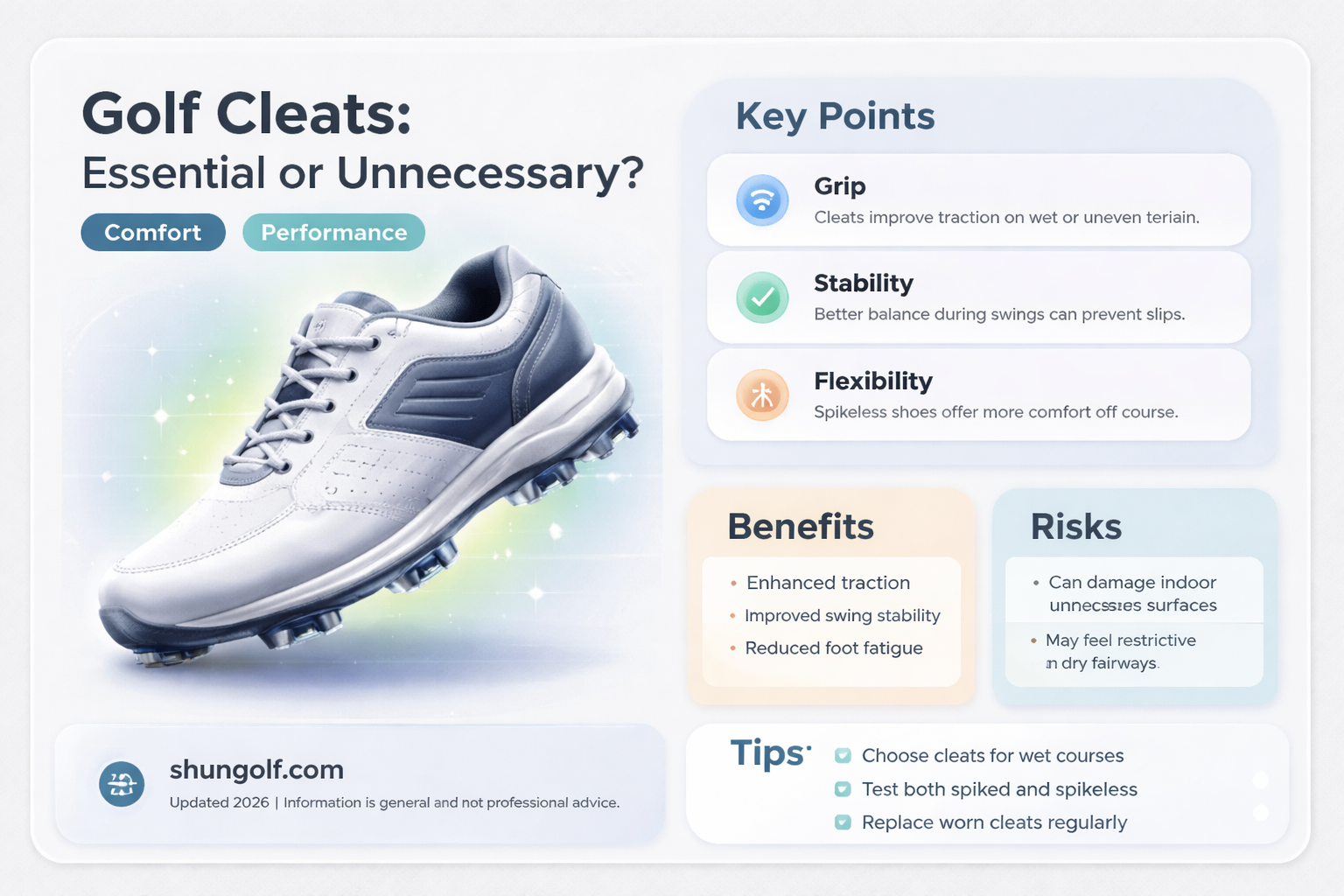 are golf cleats necessary