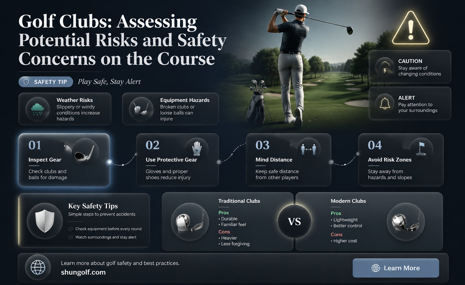 are golf clubs dangerous
