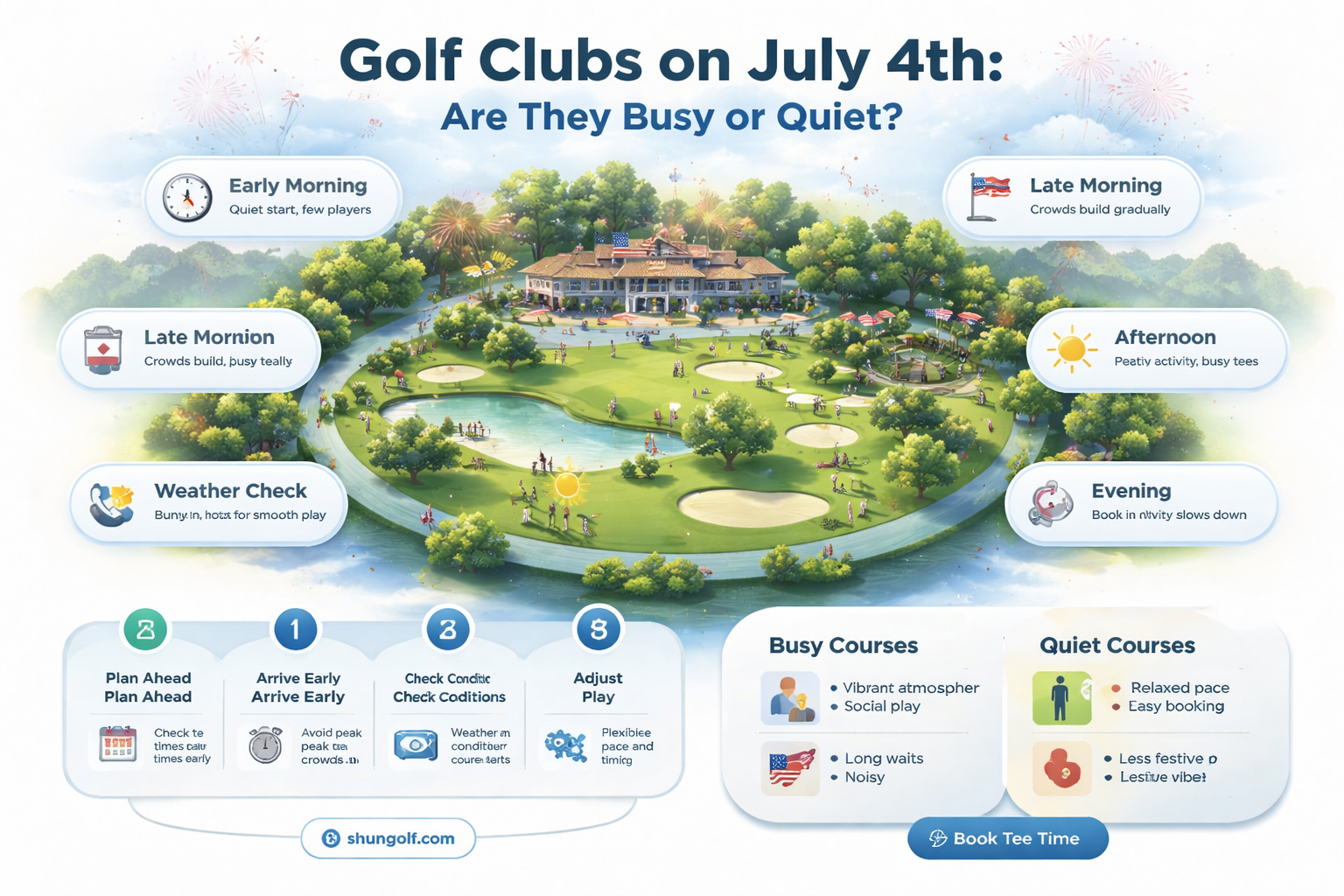 are golf club busy fourth of july