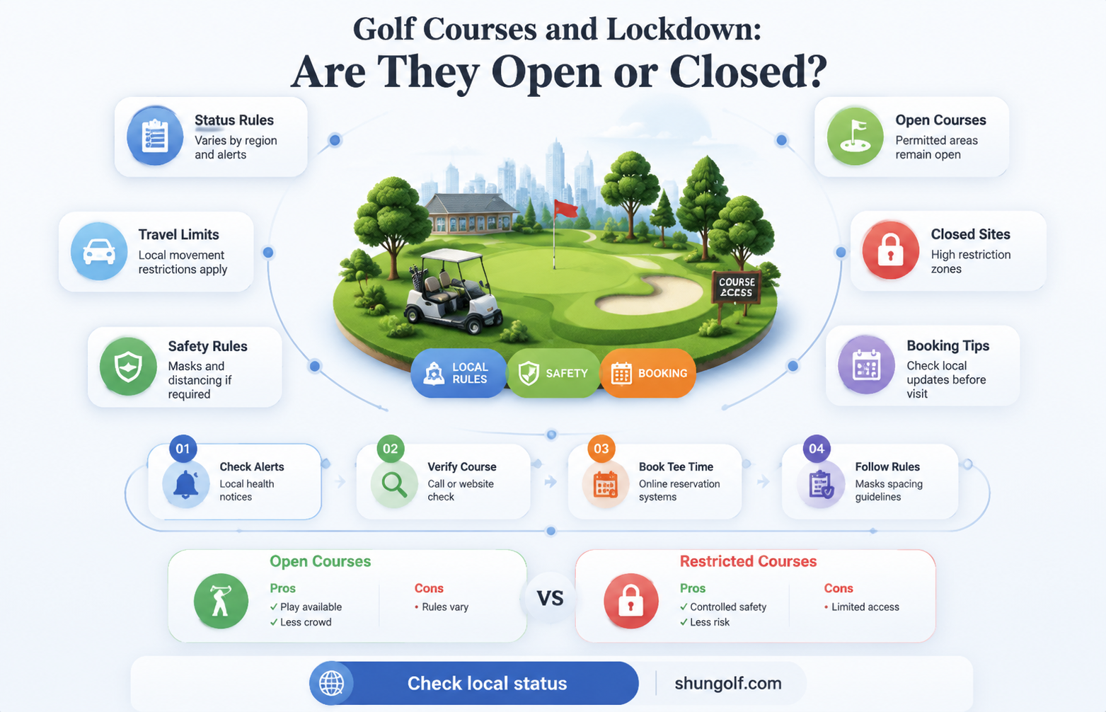 are golf courses open in the new lockdown