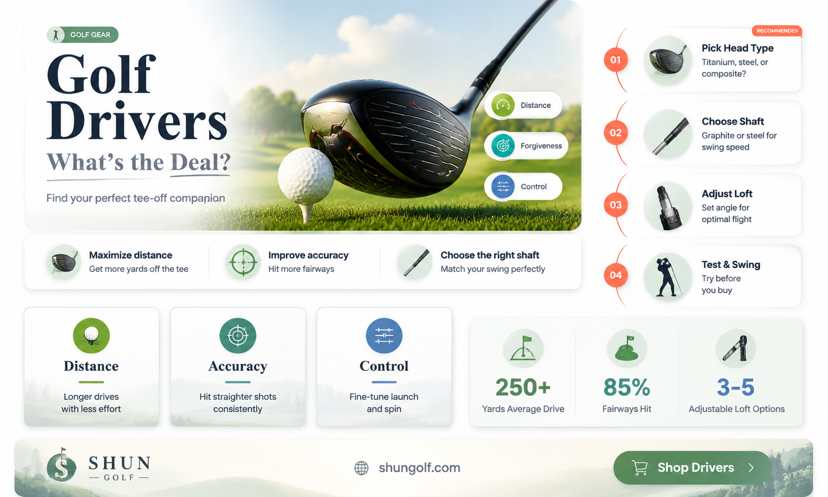 are drivers for golf