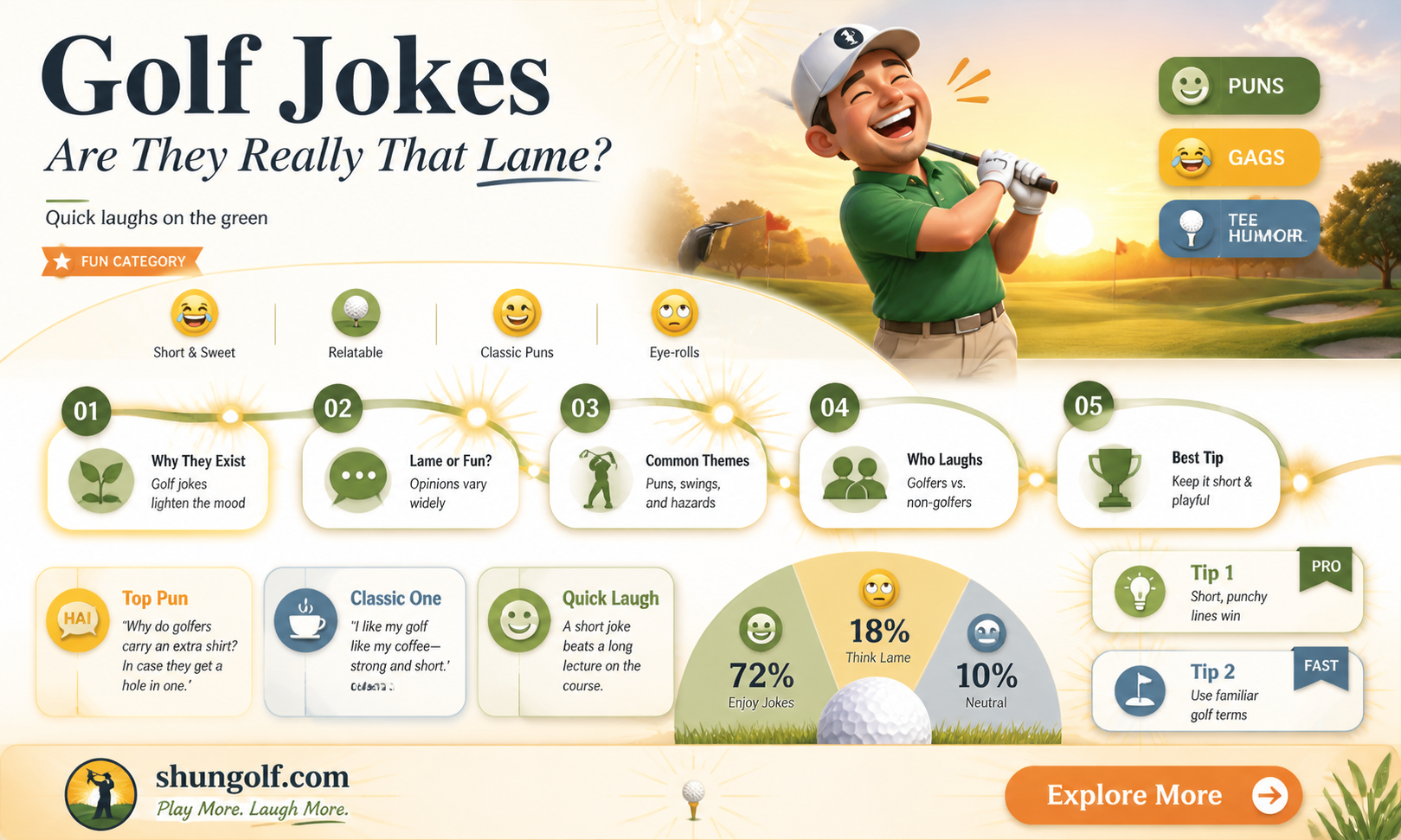 are all golf jokes lame af