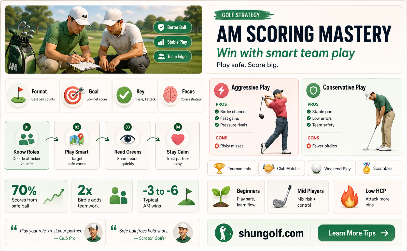 am am golf scoring