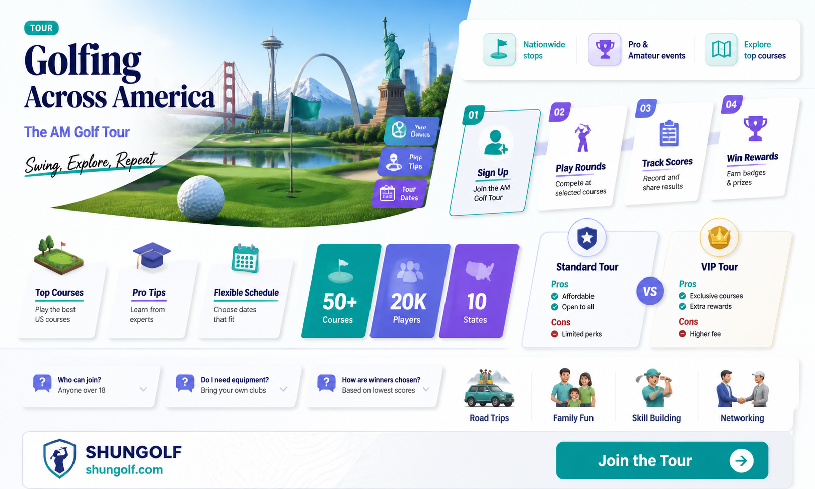 am golf tour