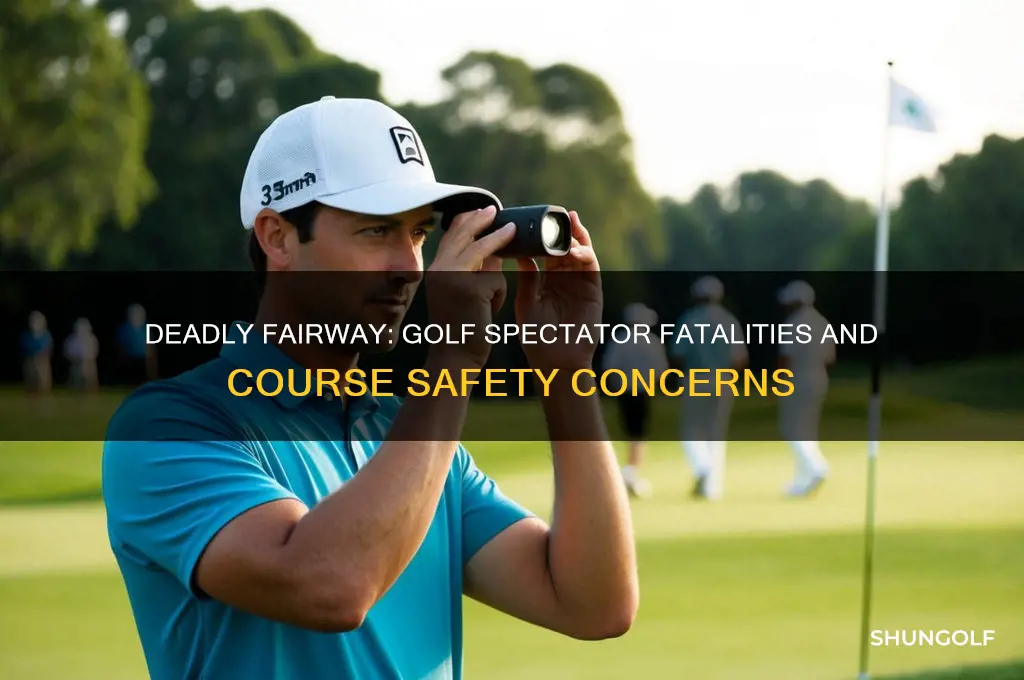 has a golf spectator ever been killed