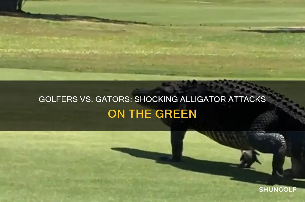 has a golfer ever been attacked by an alligator