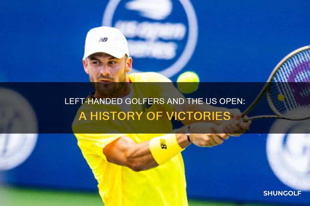 has a left handed golfer ever won the us open