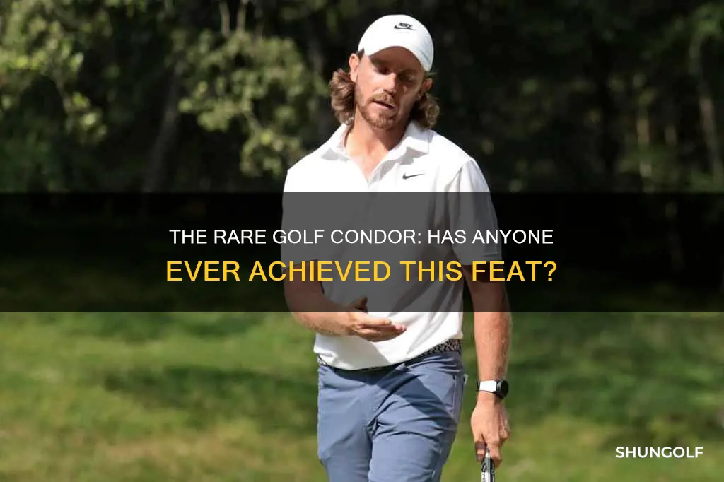 has any golfer scored a condor