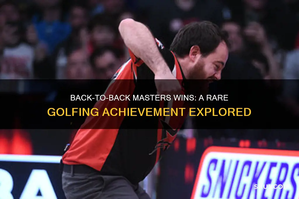 has any golfer won back to back masters