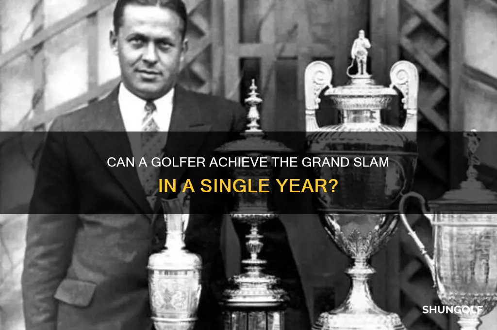 has any golfer won the grand slam in one year