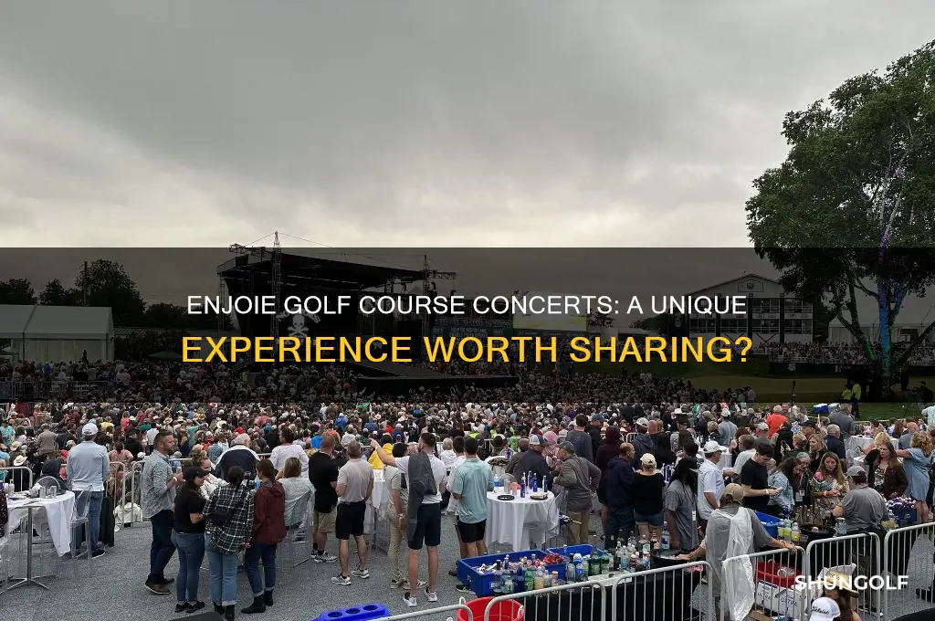 has any one been to a enjoie golf course concert