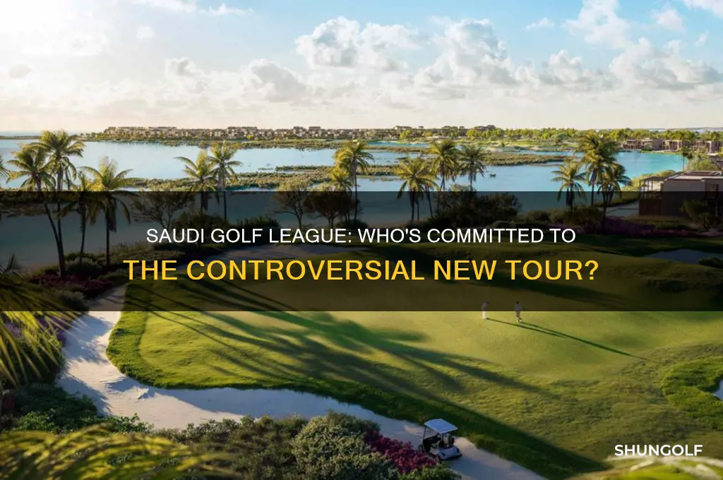 has anyone committed to the saudi golf league