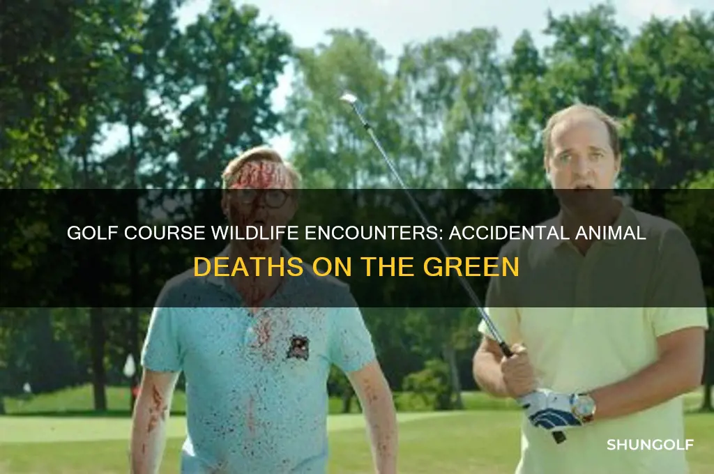 has anyone ever killed a animaile while golfing