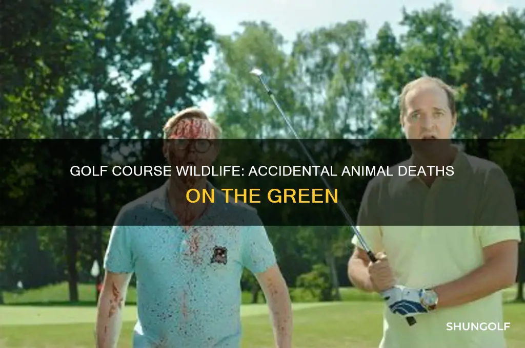 has anyone ever killed a animal while golfing