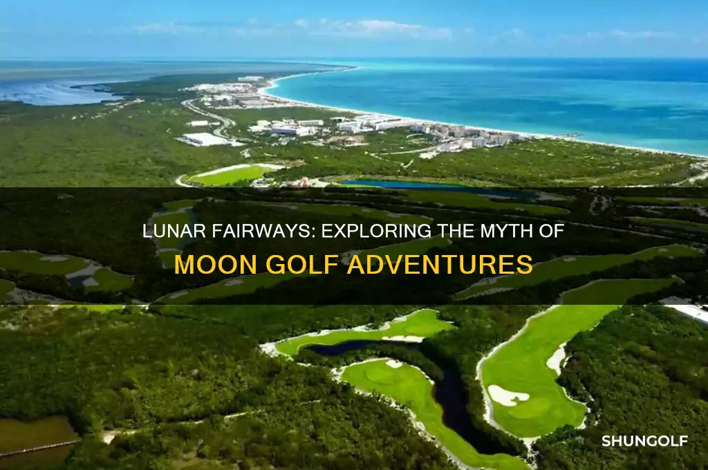 has anyone played golf on the moon
