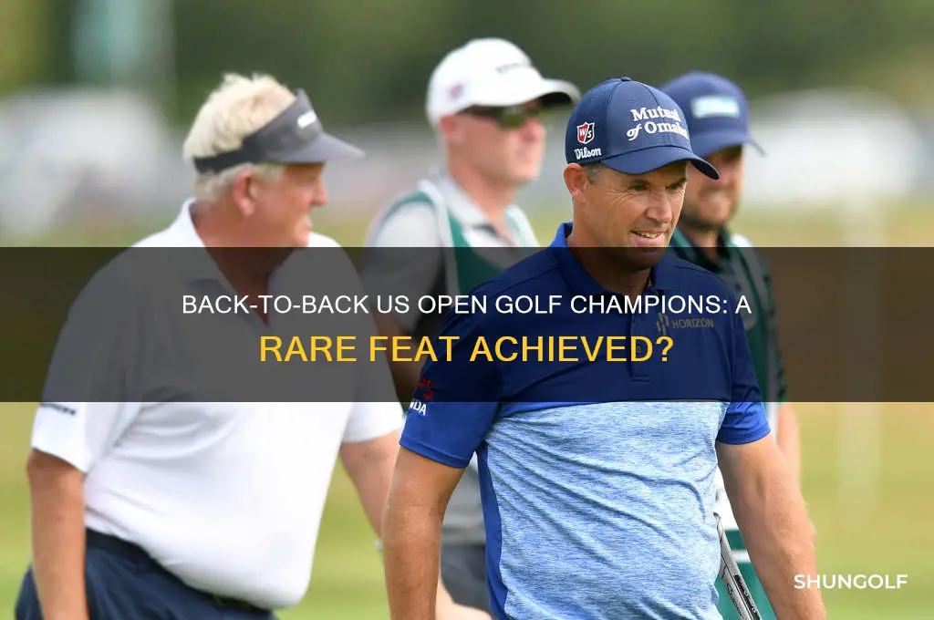 has anyone won back to back us open golf