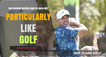 Brooks Koepka's Candid Confession: Does He Truly Dislike Golf?