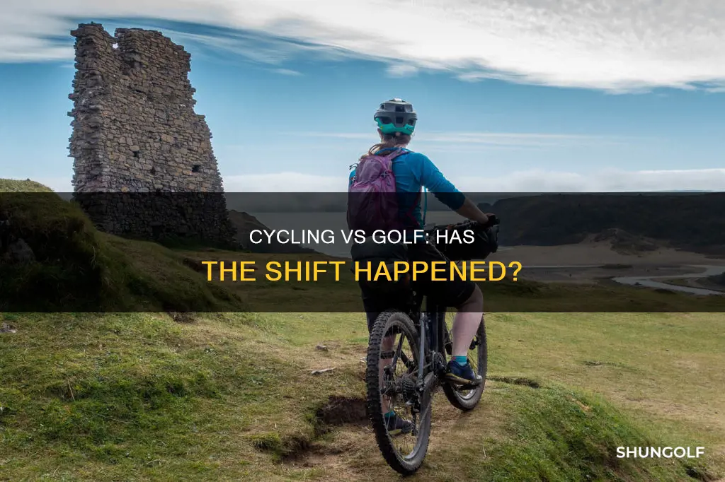 has cycling replaced golf