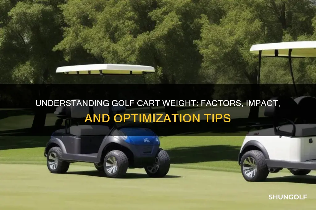 has golf cart weight