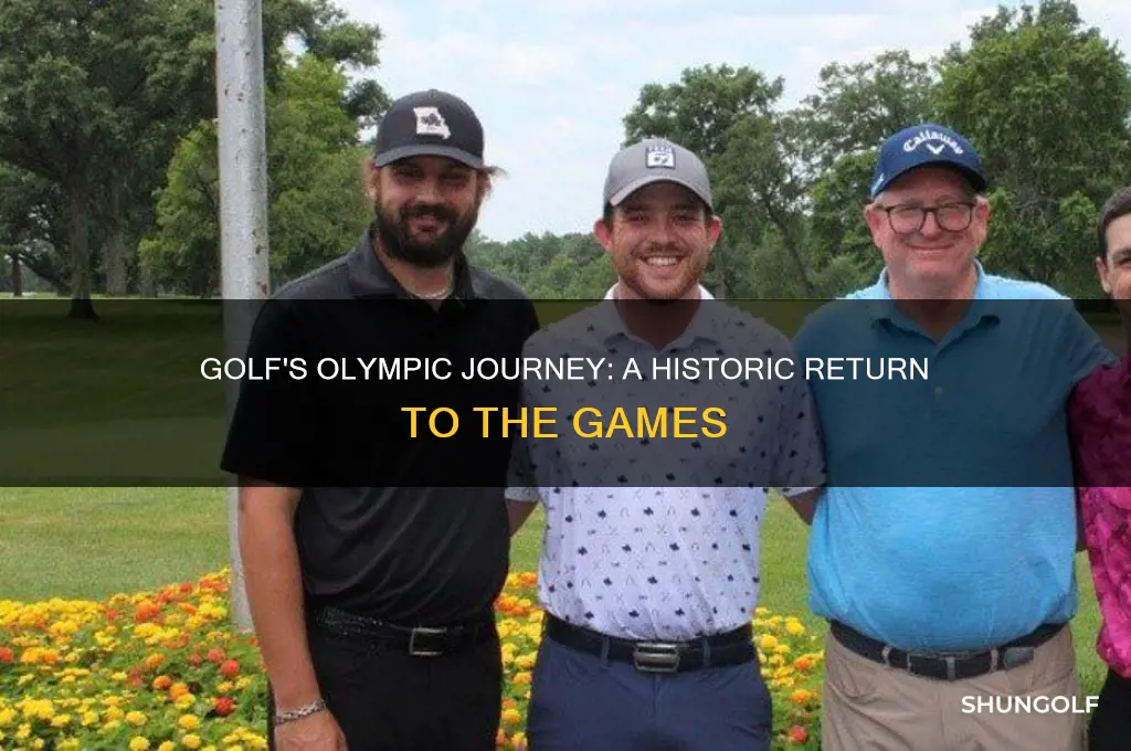 has golf ever been an olympic sport