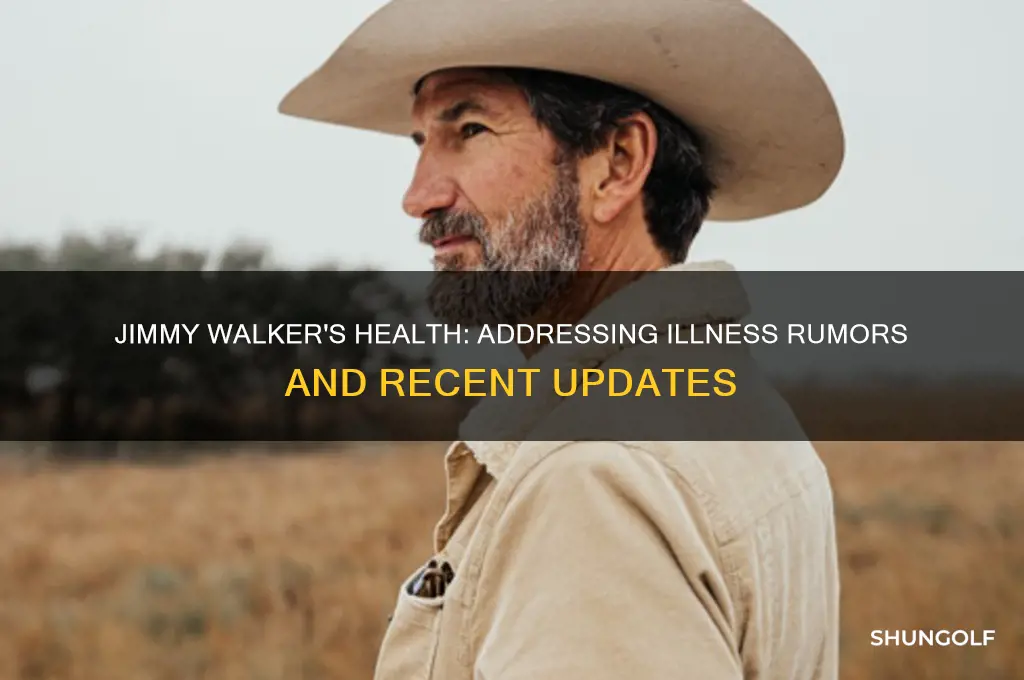 has jimmy walker the golfer been ill