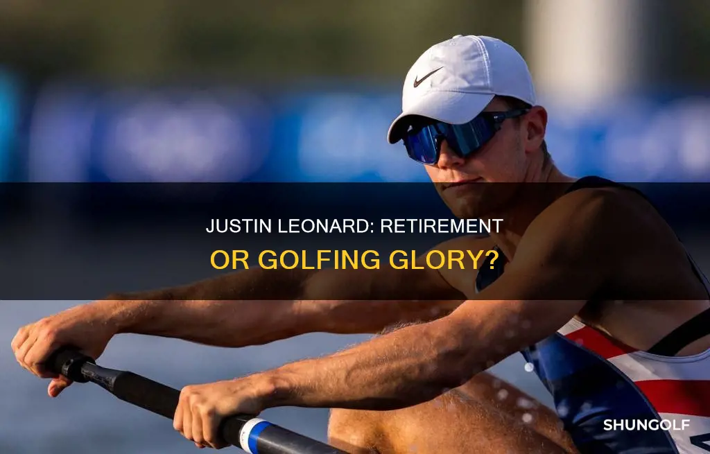 has justin leonard retired from golf