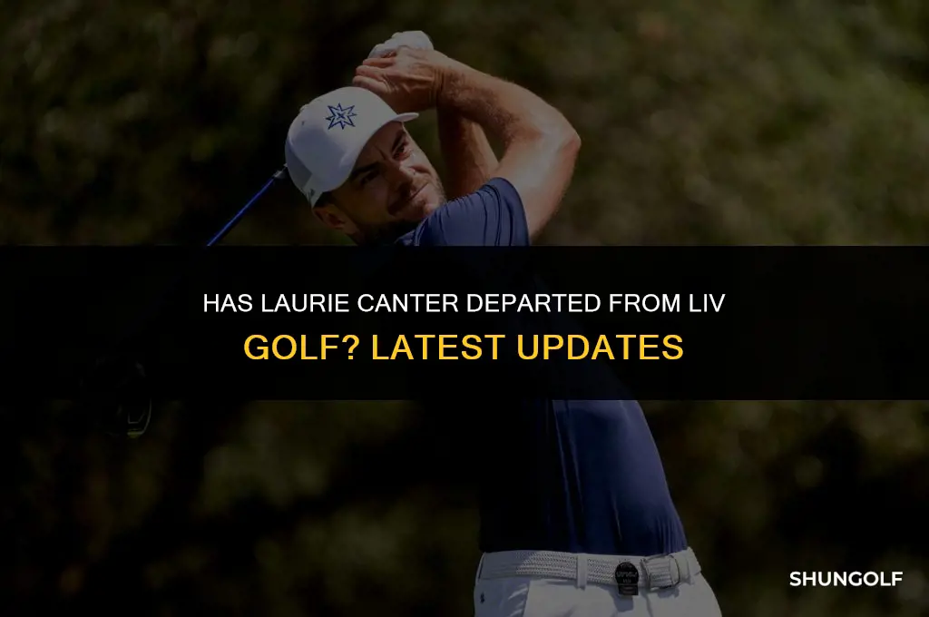 has laurie canter left liv golf