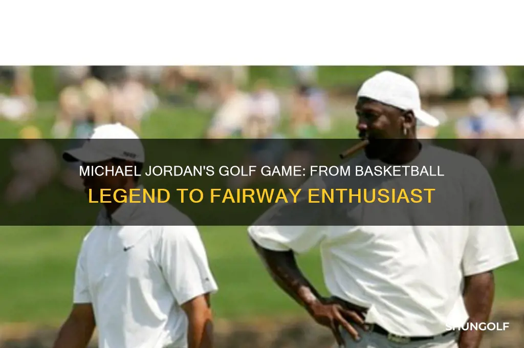 has michael jordan played golf