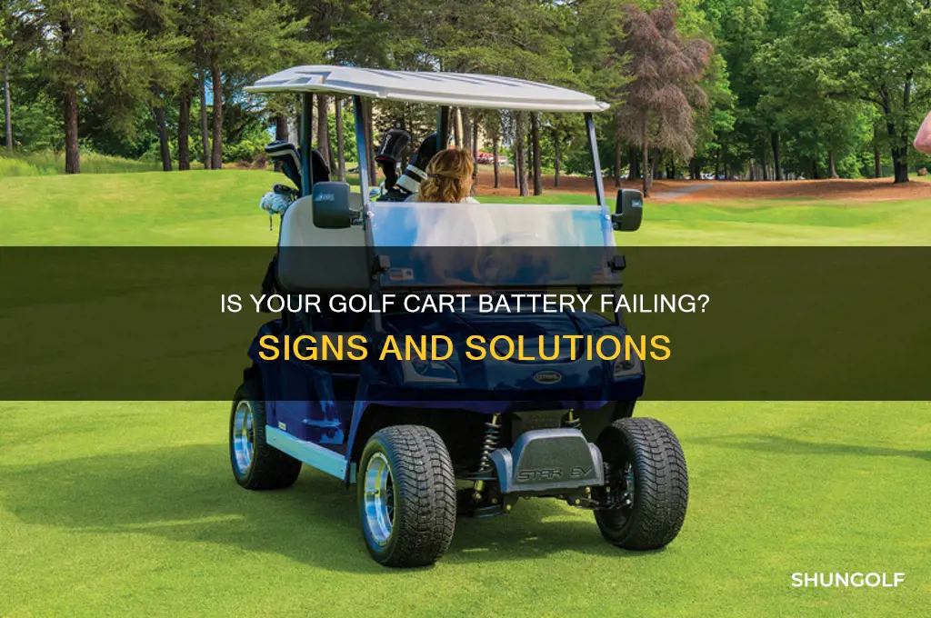 has one of my golf cart batteries gone bad