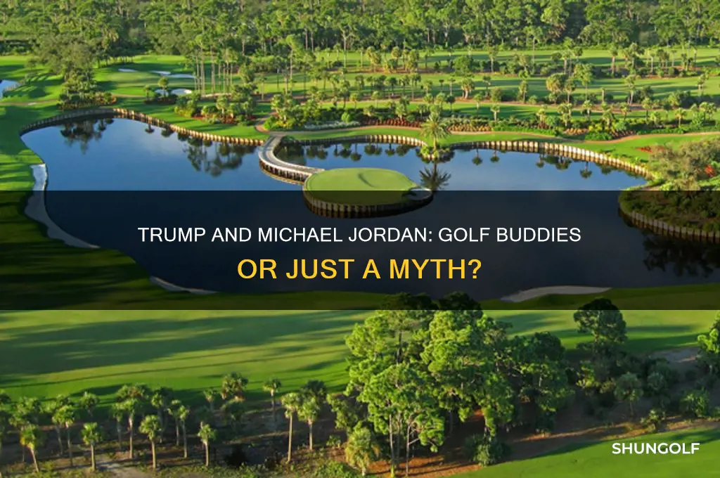 has president trump ever played golf with michael jordan