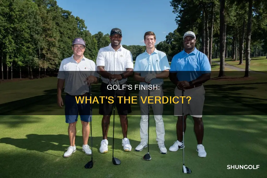 has the golf finished
