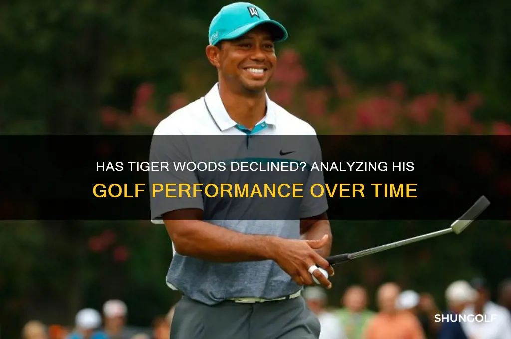 has tiger w oods got worse at golf