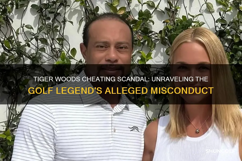 has tiger woods been caught cheating at golf