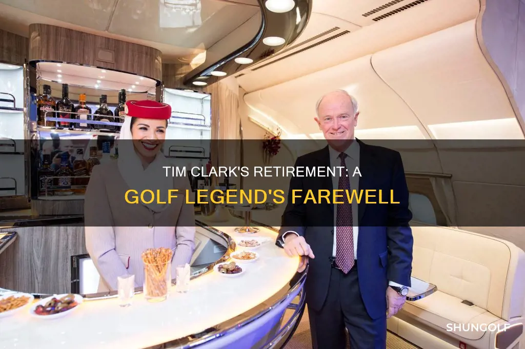 has tim clark retired from golf