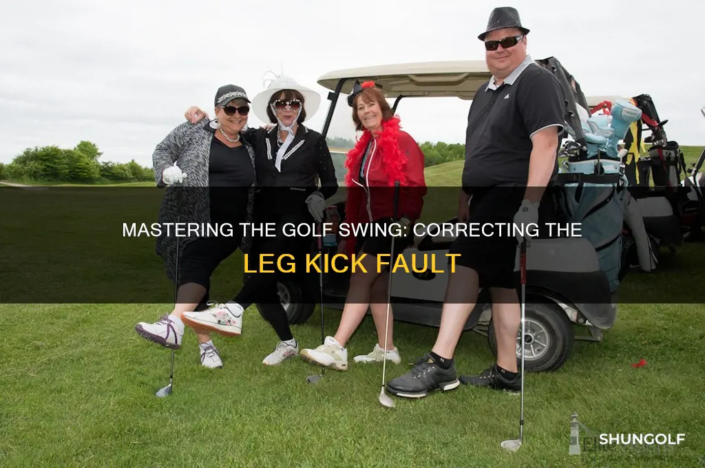 have a leg going out in golf