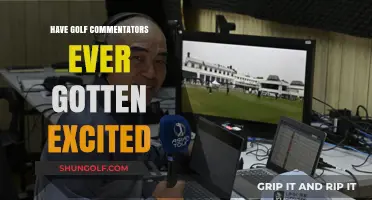 Golf Commentators: Ever Been Excited?